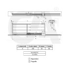 Teleszkópos kapuvasalat szett maximum 9 méter kapuhosszig.