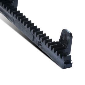   Műanyag fogasléc fémszál erősítéssel, 6 alsó felfogatással